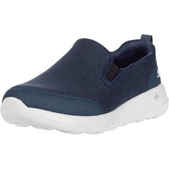 SKECHERS Men\'s Breathable Walking GOwalk Max Slip On, Navy, Sz 11 Extra Wide 4E main image 6